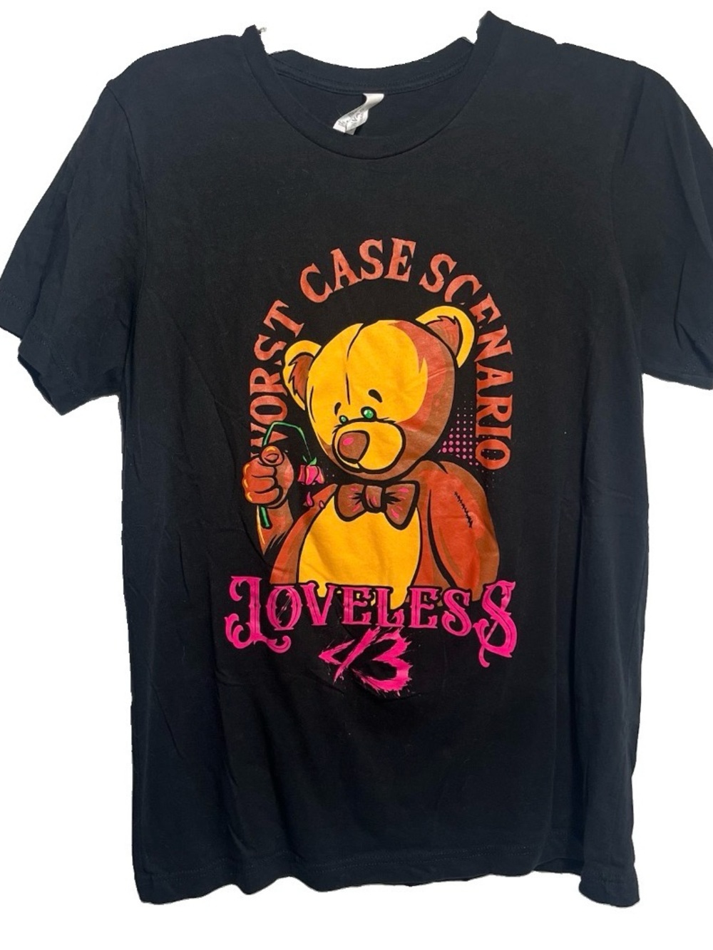 Canvas Loveless 43 ‘Worst Case Scenario’ T-Shirt Size Medium Adult Black